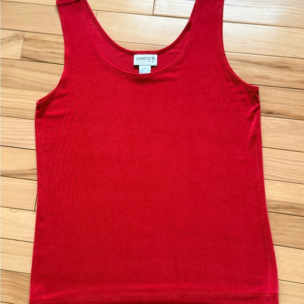 Chico’s Tank Size 2 M/L Wardrobe Staple Travelers